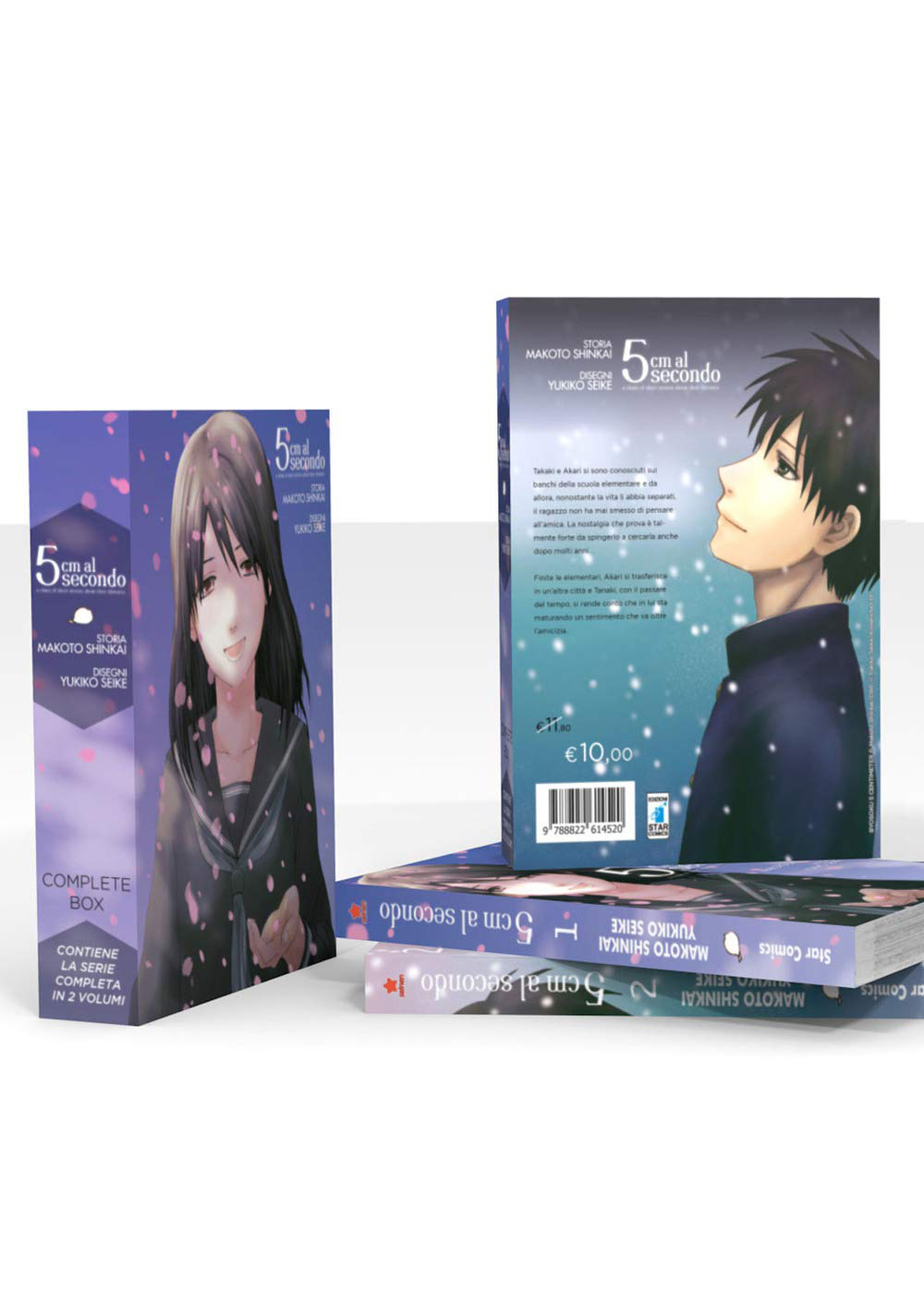5 cm al Secondo Cofanetto Box (Vol. 1-2) - Edizioni Star Comics - Italiano