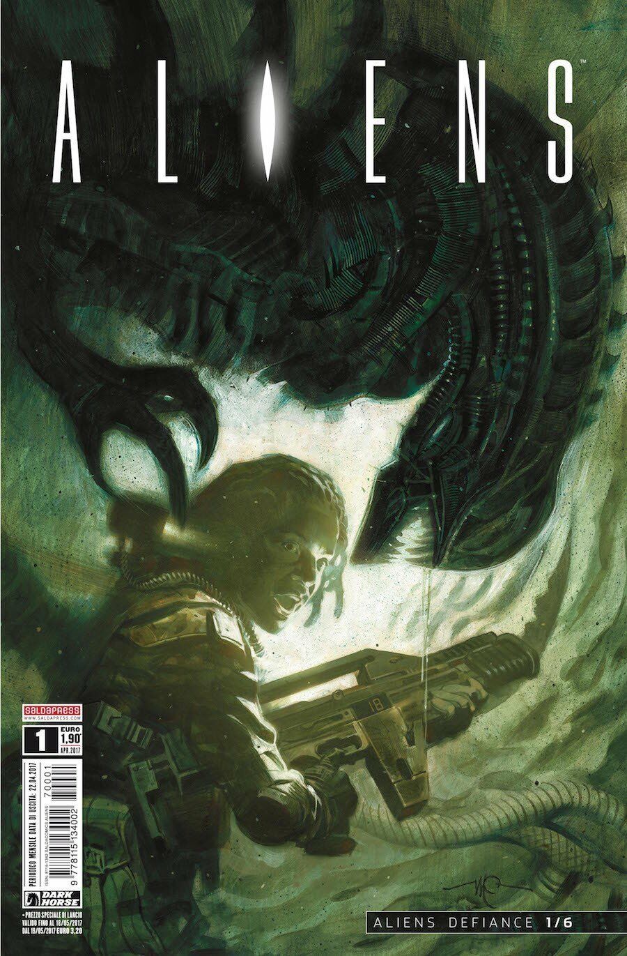 Aliens 1 - Aliens Defiance 1 - Saldapress - Italiano