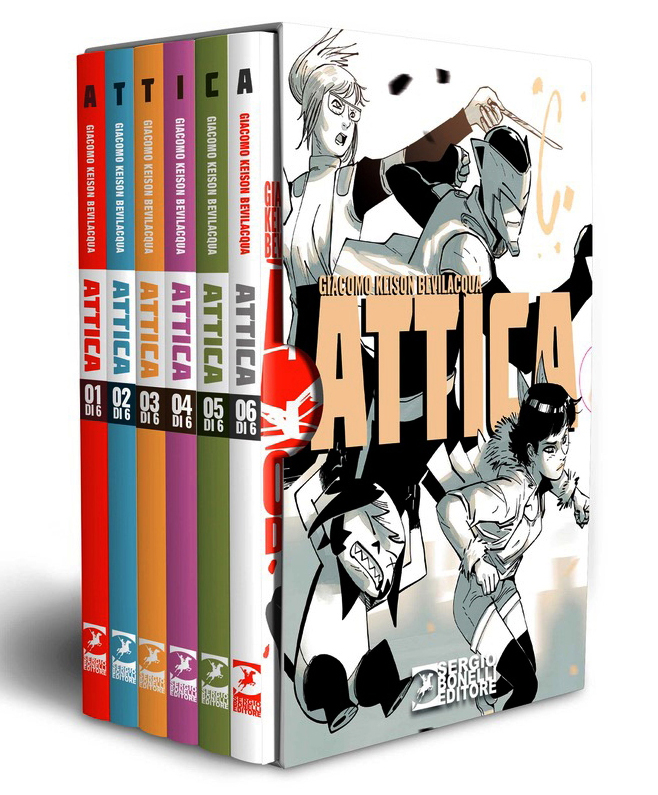 Attica Cofanetto Box (Vol. 1-6) - Sergio Bonelli Editore - Italiano
