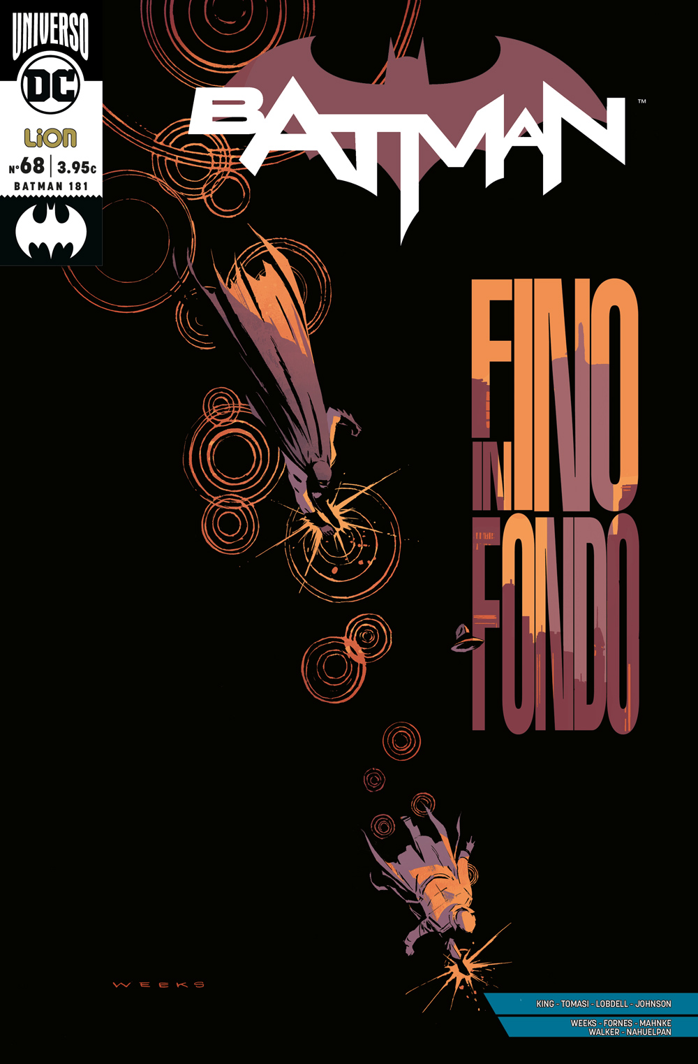Batman 68 (181) - Variant - Rinascita - RW Lion - Italiano