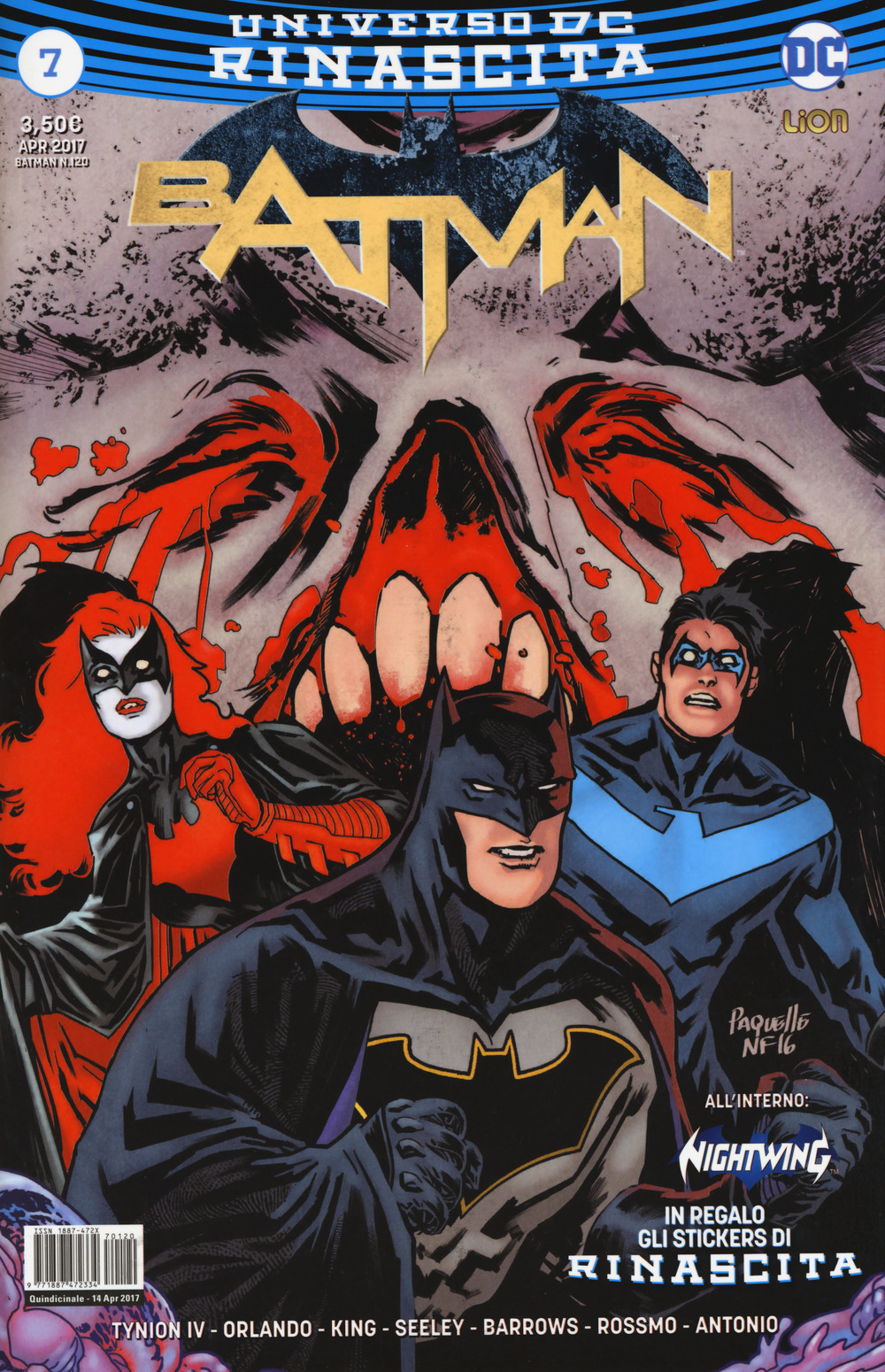 Batman 7 (120) - Rinascita - RW Lion - Italiano