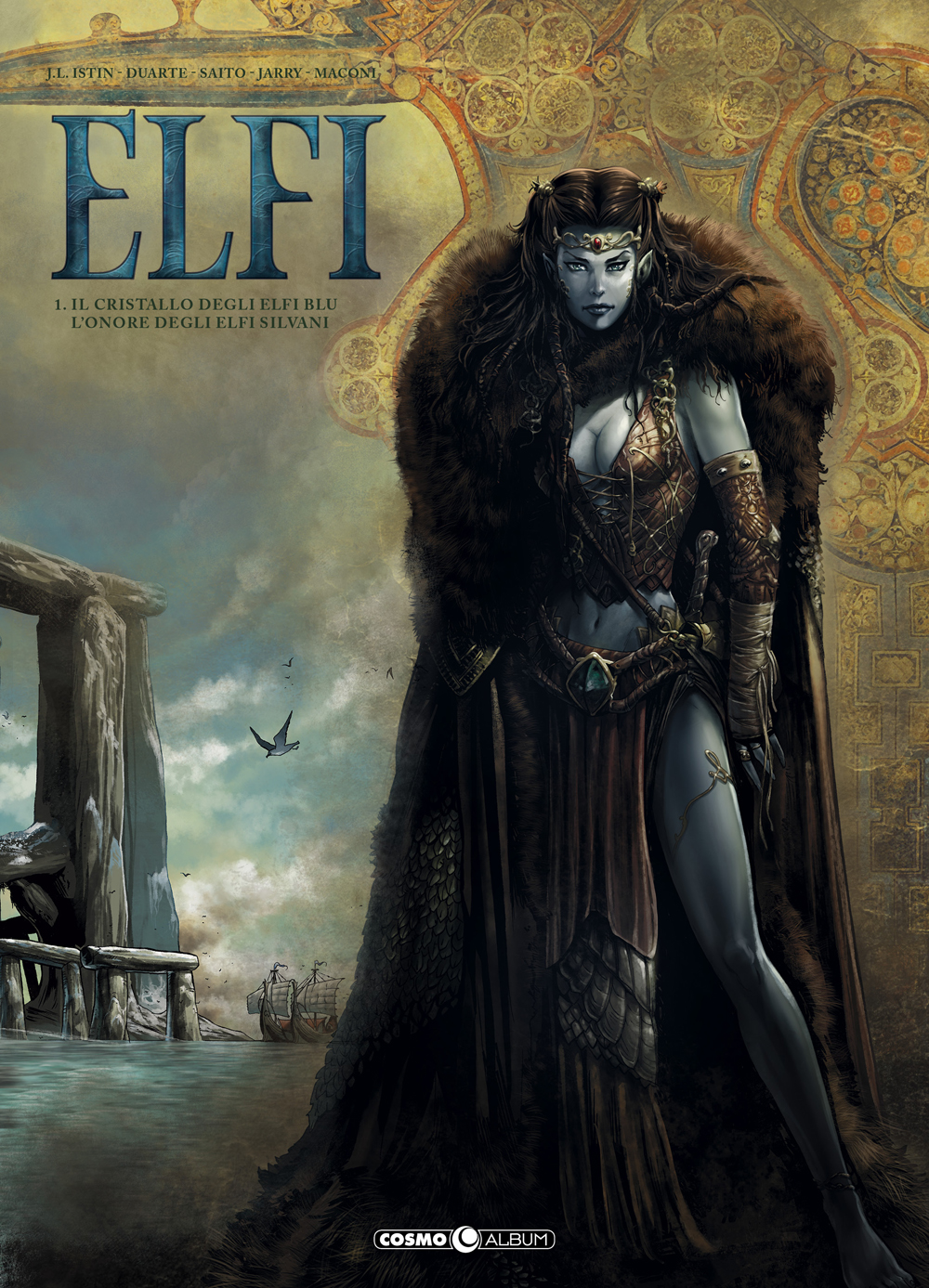 Elfi Vol. 1 - Il Cristallo degli Elfi Blu / L'Onore degli Elfi Silvani - Cosmo Album 10 - Editoriale Cosmo - Italiano