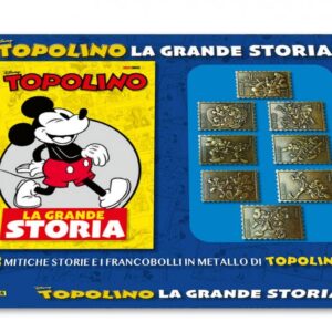 Topolino - La Grande Storia Cofanetto Box Set Francobolli Metallici - Disney Special Books 4 - Panini Comics - Italiano