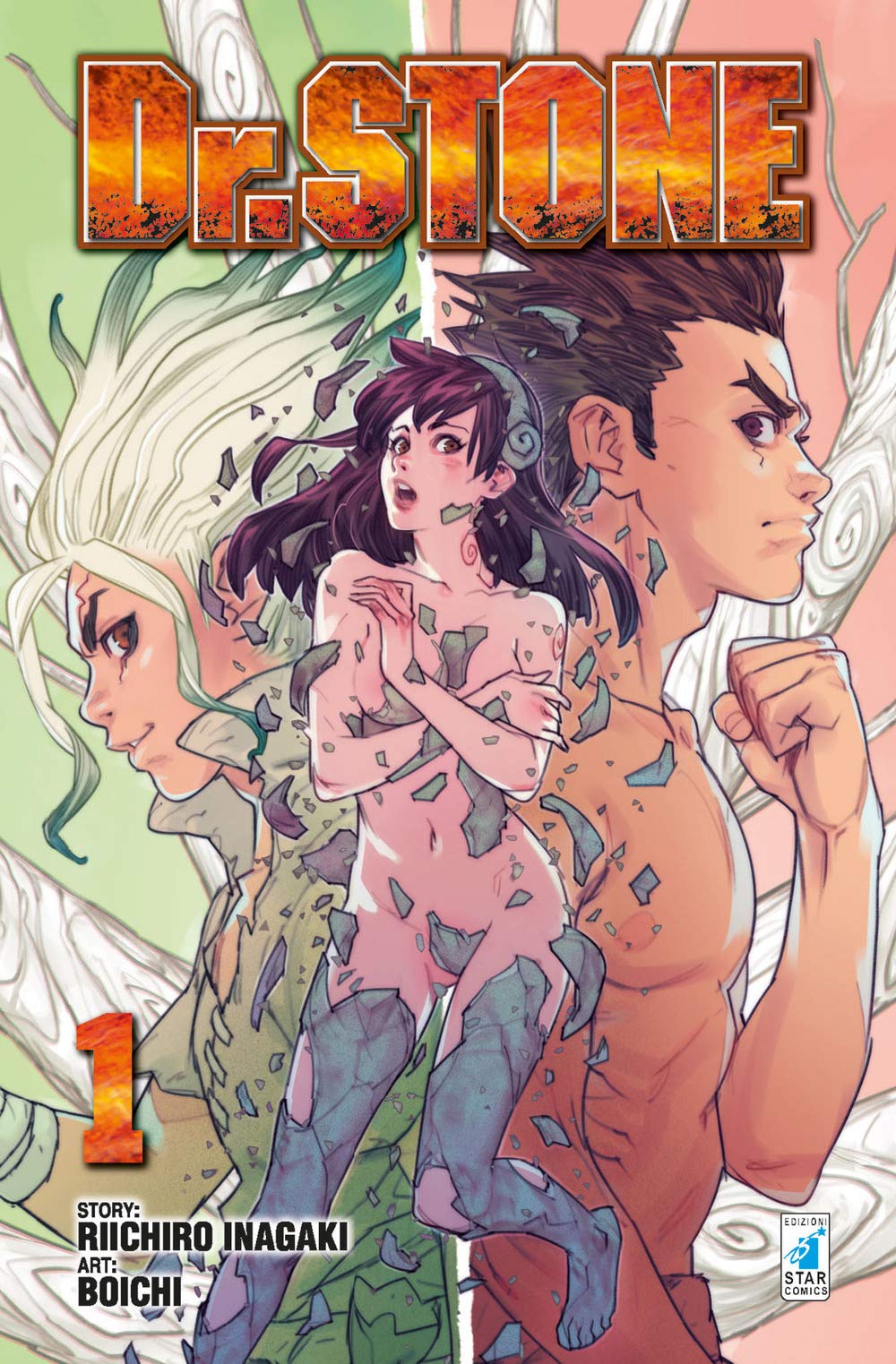 Dr. Stone 1 - Variant Matteo De Longis - Dragon 245 Variant - Edizioni Star Comics - Italiano