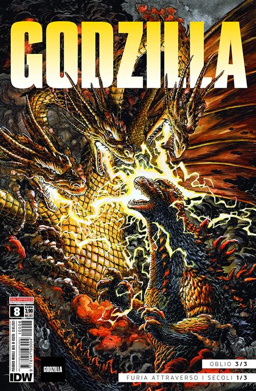 Godzilla 8 - Oblio 3 / Furia Attraverso i Secoli 1 - Saldapress - Italiano