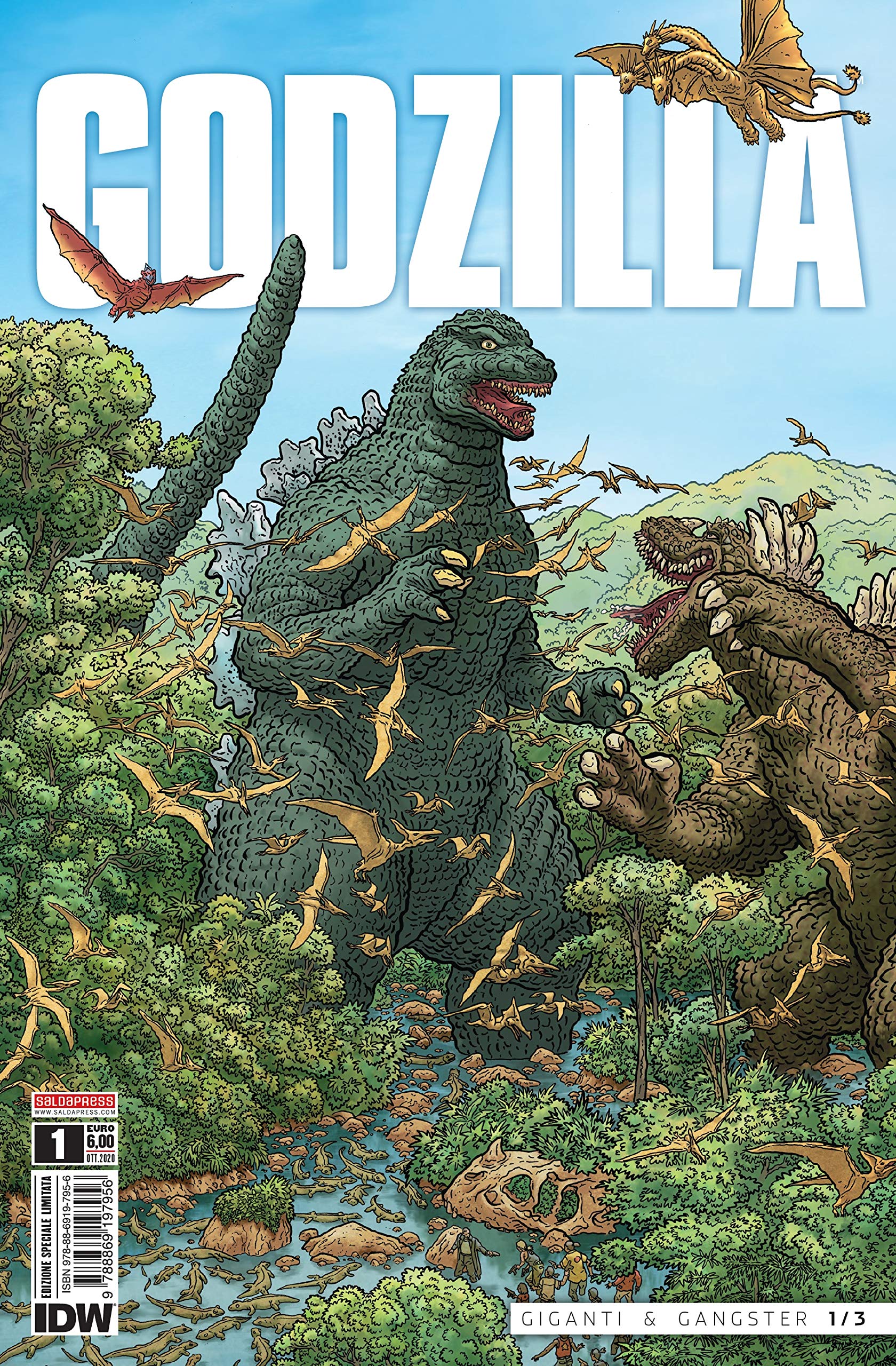 Godzilla 1 - Giganti e Gangster 1 - Variant - Saldapress - Italiano