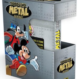 Topolino Metal Edition Vol. 1 - Enrico Faccini - Con Cofanetto Vuoto - Grandi Autori 91 - Panini Comics - Italiano