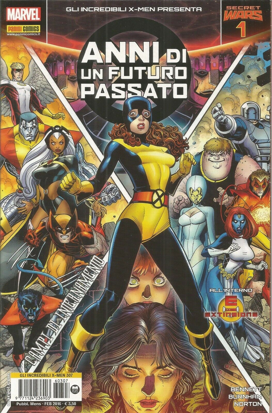 Anni di un Futuro Passato 1 - Gli Incredibili X-Men 307 - Panini Comics - Italiano