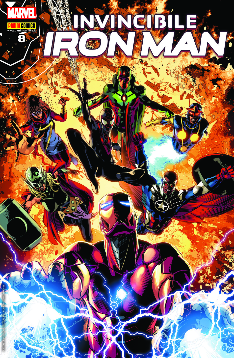 Invincibile Iron Man 8 - Iron Man 44 - Panini Comics - Italiano