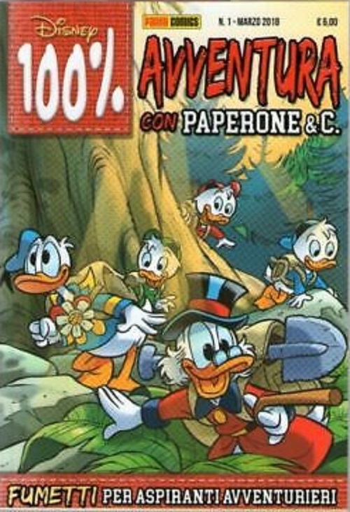 100% Disney 1 - Avventura con Paperone & C. - Paperstyle 1 - Panini Comics - Italiano