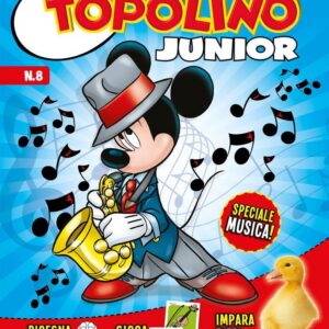 Topolino Junior 8 + Yo-Yo Fosforescente - Disney Play 22 - Panini Comics - Italiano